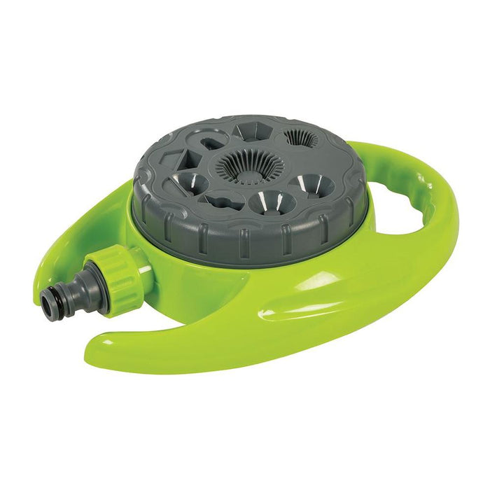 Silverline 9-Pattern Dial Sprinkler 110mm Dia Silverline - Town Tools 