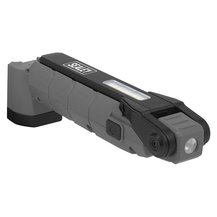Sealey Rechargeable 360 Inspection Light 10W & 2 x 4W SMD LED - Grey LED3605GR Sealey - Town Tools 