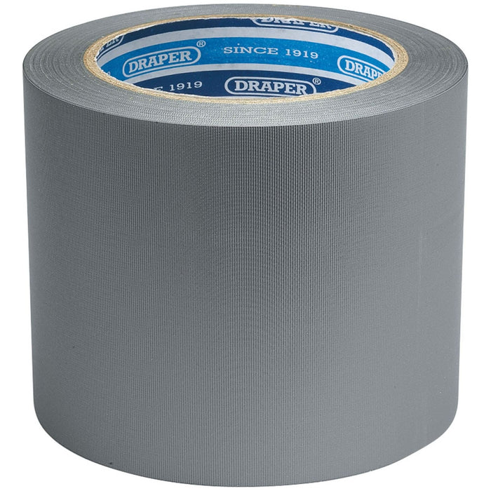 Draper Duct Tape Roll, 33m x 100mm, Grey 49433 Draper - Town Tools 