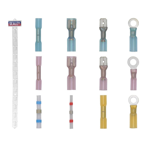 Sealey Clip Strip Deal - Heat Shrink Terminals MHSTSET Sealey - Town Tools 