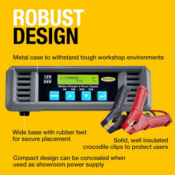 Ring Smartchargepro 30A 12/24V - RSCP3024 Ring Automotive - Town Tools 