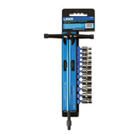 Laser T-Handle Alldrive Socket Set 1/4"D 11pc 6902