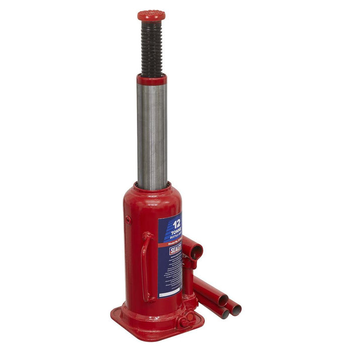 Sealey Bottle Jack 12 Tonne SJ12 Sealey - Town Tools 