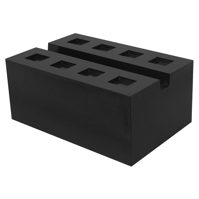 Viking Slotted Rubber Support Block for Viking Jacking Beams 80mm SJBEX.A03 Viking - Town Tools 