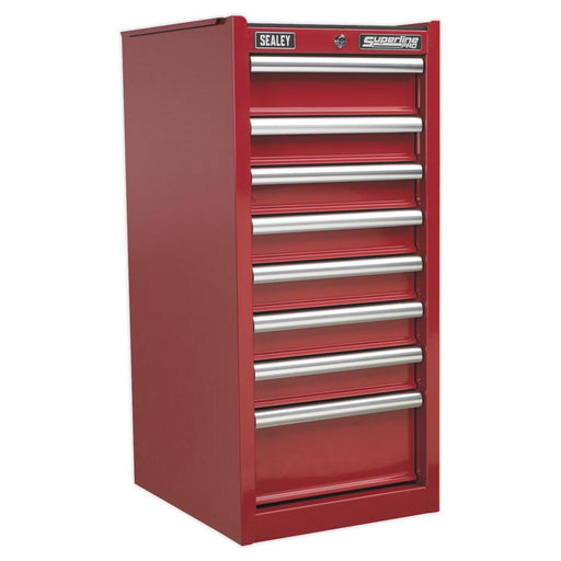 Sealey Hang-On Chest 8 Drawer with Ball-Bearing Slides Red AP33589 Sealey - Town Tools 