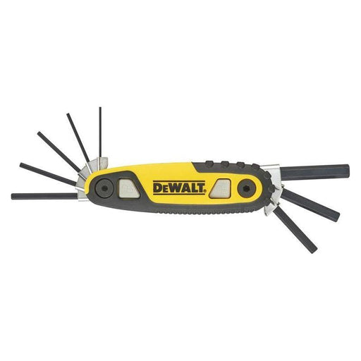 Dewalt Metric Folding / Locking Hex Key Set, 8 Piece Dewalt - Town Tools