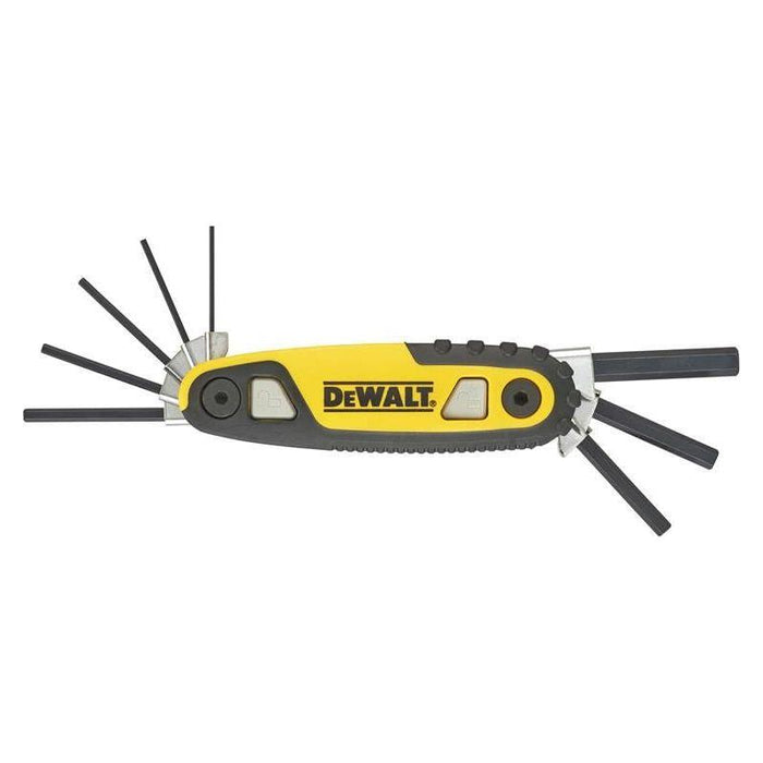 Dewalt Metric Folding / Locking Hex Key Set, 8 Piece Dewalt - Town Tools