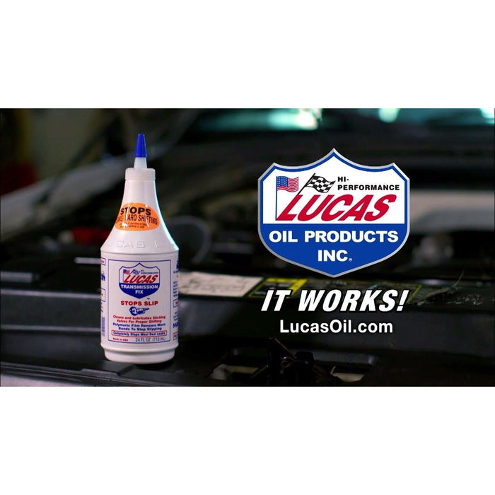 2 x Lucas Transmission Fix Stop Slip Gear Box Oil Treatment Stop Leak Additive 710ml Lucas Oil Oil - Town Tools 