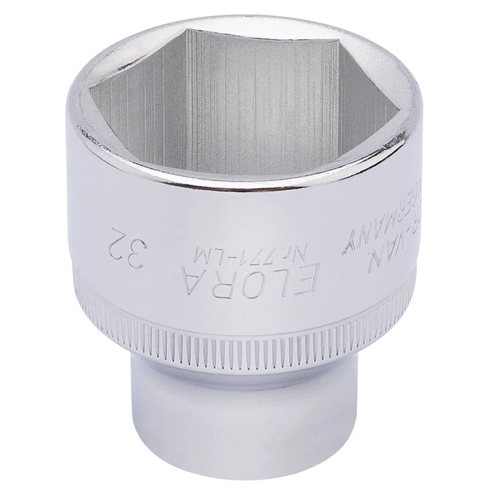 Elora Hexagon Socket, . dr. (group 3) 21-34mm