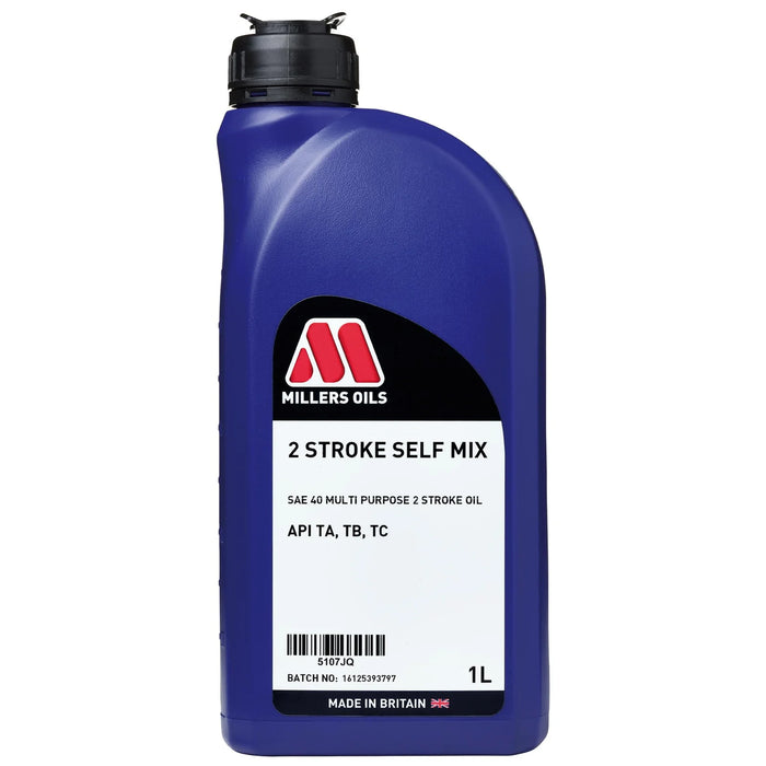 Millers Oils 2 Stroke Self Mix, 1L - SSMO1L