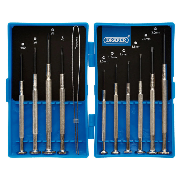 Draper Precision Screwdriver Set (11 Piece) - PS1102/B
