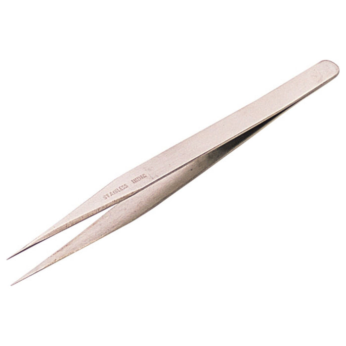 Draper Fine Point Straight Tweezers, 120mm 19670 Draper - Town Tools 