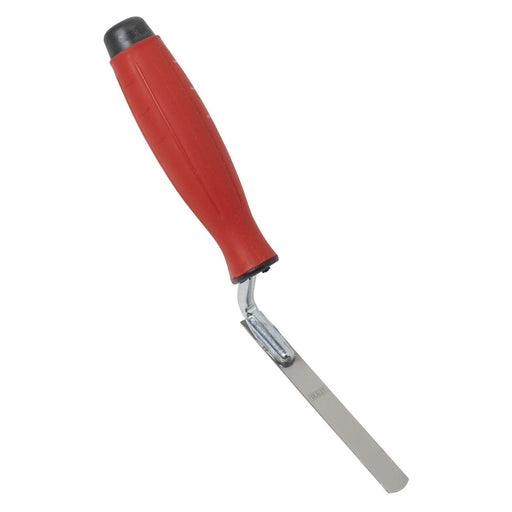 Sealey Stainless Steel Edging Trowel with Rubber Handle 12mm T0309 Sealey - Town Tools 