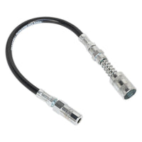 Sealey Rubber Delivery Hose with 4-Jaw Connector Flexible 300mm Quick Release Co
