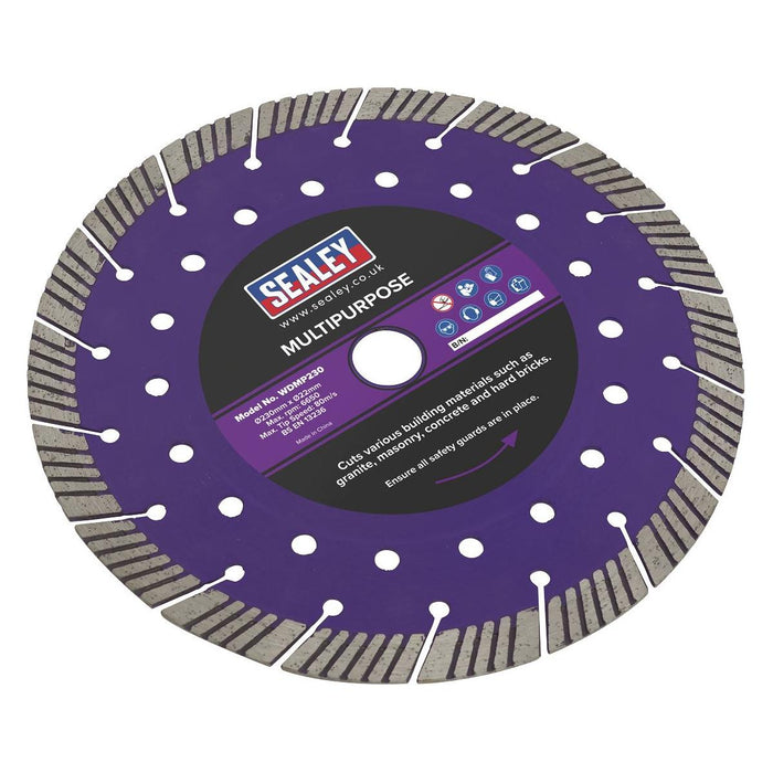 Sealey Cutting Disc Multipurpose Dry/Wet Use230mm WDMP230 Sealey - Town Tools 