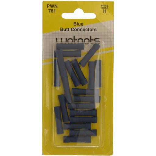 Wot-Nots Wiring Connectors - Blue - Butt - Pack of 25 Wot-Nots - Town Tools 