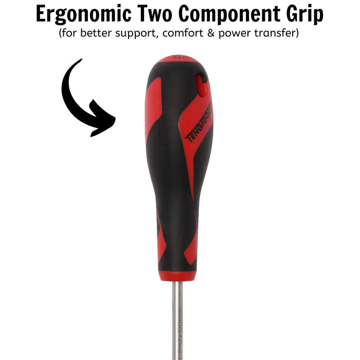 Teng Tools PH Screwdriver PH2 x 100mm L Teng Tools - Town Tools 