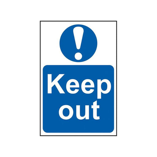 Scan Keep Out - PVC Sign 200 x 300mm Scan - Town Tools