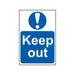 Scan Keep Out - PVC Sign 200 x 300mm Scan - Town Tools