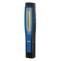 Draper COB/SMD LED Rechargeable Inspection Lamp, 7W, 700 Lumens, Blue, 1 x USB C