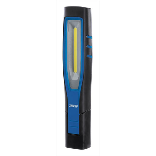 Draper COB/SMD LED Rechargeable Inspection Lamp, 7W, 700 Lumens, Blue, 1 x USB C Draper - Town Tools 