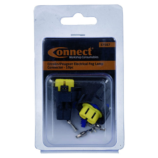 Connect for Peugeot Electrical Fog Lamp Connector 10pc 37587 Connect - Town Tools 
