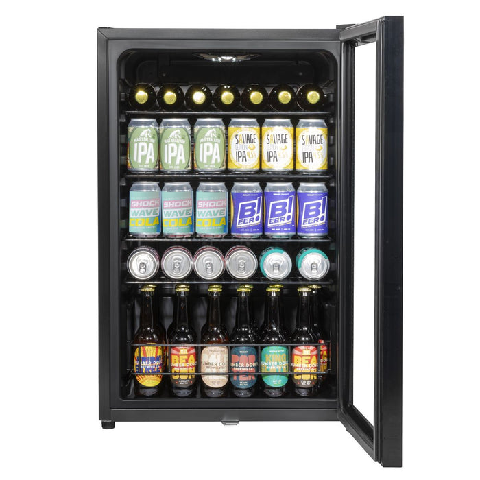 Baridi Under-Counter Drinks/Beer & Wine Fridge 115L Capacity DH223