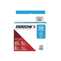 Arrow T50 Staples 6mm (1/4in) (Box 1250)