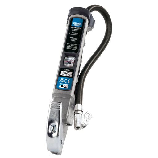 Draper Expert Professional Air Line Inflator with Lock-On Connector - ALG44 - image 1