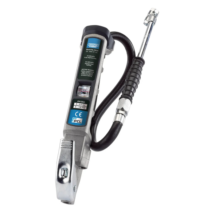 Draper Expert Hi-Flo Air Line Inflator With Twin Open Ended Connector - ALG43