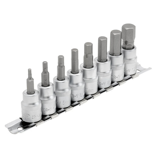 Draper Expert Metric Hex. Socket Bit Set, 3/8" Sq. Dr., 48mm (8 Piece) - image 1