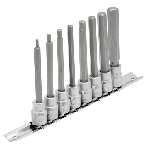 Draper Expert Long Metric Hex. Socket Bit Set, 3/8" Sq. Dr., 100mm (8 Piece) - image 1