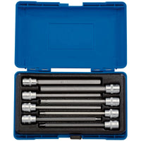 Draper Expert Hexagonal Socket Bit Set, 3/8" Sq. Dr. (8 Piece) - D-HEX/8/150