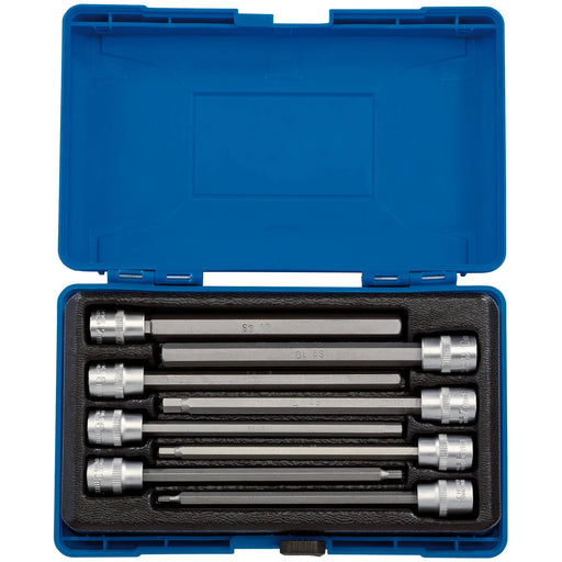 Draper Expert Hexagonal Socket Bit Set, 3/8" Sq. Dr. (8 Piece) - D-HEX/8/150 - image 1