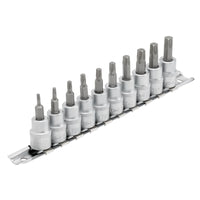 Draper Expert TX-STAR® Socket Bit Set, . Dr., (10 Piece) 48-100mm