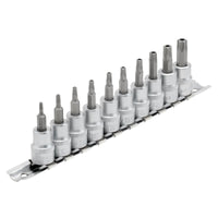 Draper Expert TX-STAR® Security Socket Bit Set, 3/8" Sq. Dr., 48mm (10 Piece)