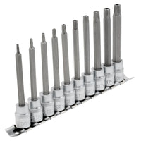 Draper Expert TX-STAR® Security Socket Bit Set, 3/8" Sq. Dr. (10 Piece)