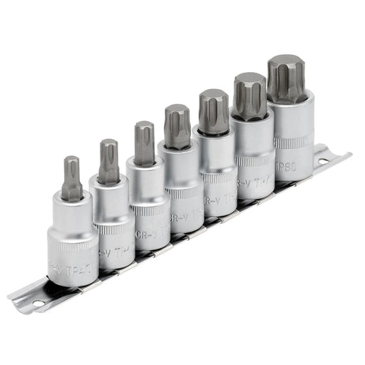 Draper Expert TX-STAR® Plus Socket Bit Set, 1/2" Sq. Dr., 55mm (7 Piece) - image 1