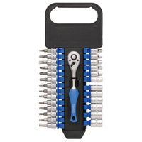 Draper Metric Socket Set, 1/4" Sq. Dr. (27 Piece) - BD27M/PR