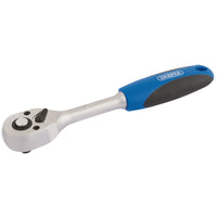 Draper 72 Tooth Reversible Soft Grip Ratchets, Sq. Dr. 1-3