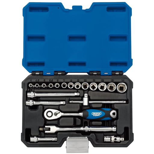 Draper Expert Metric Socket Set, 1/4" Sq. Dr. (20 Piece) - B20M/SG