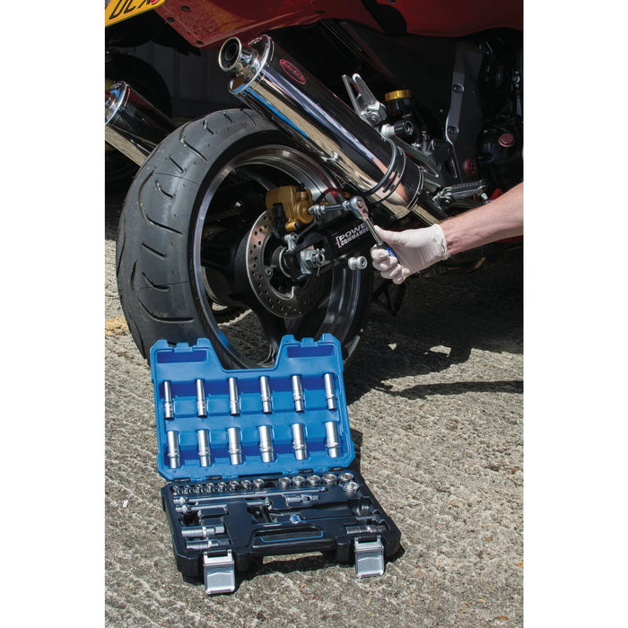 Draper Expert Metric Socket Set, 3/8" Sq. Dr. (36 Piece) - D36MN/SG