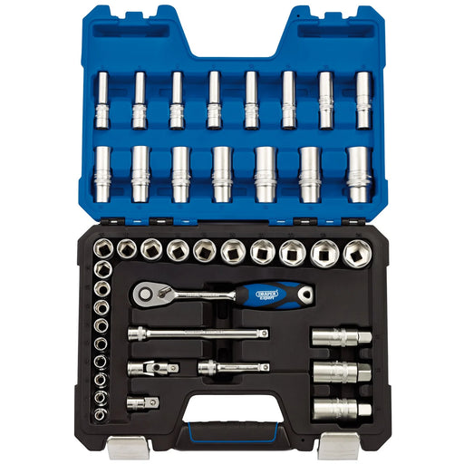 Draper Expert Metric Socket Set, 3/8" Sq. Dr. (42 Piece) - D42MN/SG
