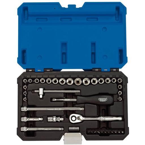 Draper Expert Combined MM/AF Socket Set, 1/4" Sq. Dr. (40 Piece) - B40AMN/B