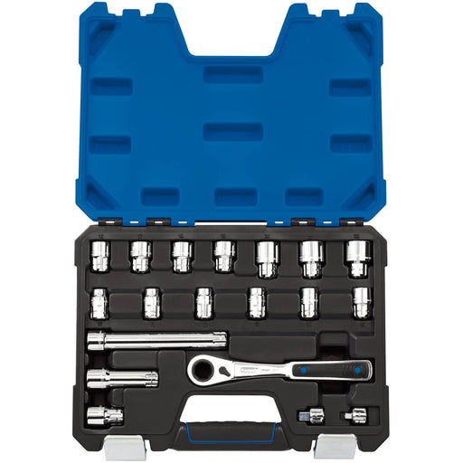 Draper Expert 'Go Through' Metric Socket Set (19 piece) - VTX20-19MM/B - image 1