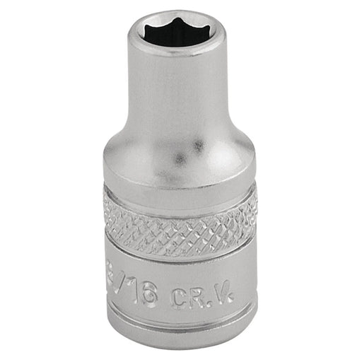 Draper Expert Imperial Socket, 1/4" Sq. Dr., 3/16" - B-AF/MS