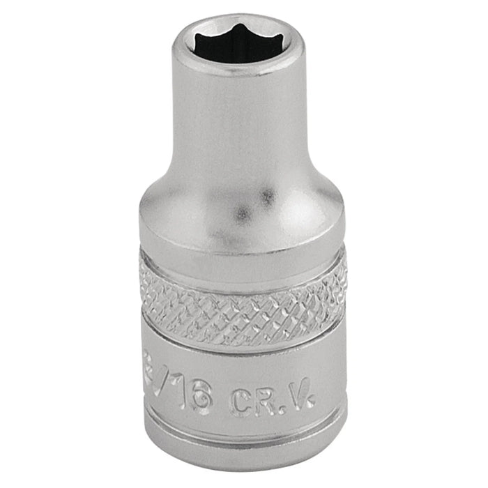 Draper Expert Imperial Socket, 1/4" Sq. Dr., 3/16" - B-AF/MS