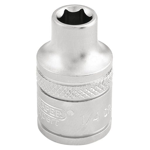 Draper Expert 6 Point Imperial Socket, 3/8" Sq. Dr., 1/4" - D-AF/MS