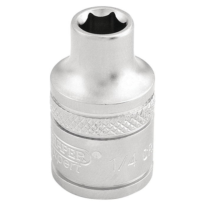 Draper Expert 6 Point Imperial Socket, 3/8" Sq. Dr., 1/4" - D-AF/MS