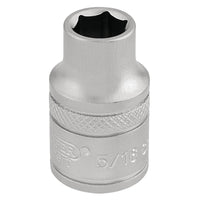 Draper Expert 6 Point Imperial Socket, 3/8" Sq. Dr., 5/16" - D-AF/MS
